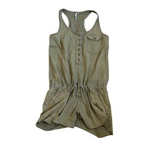 Michael Stars Womens Olive Green Romper Size 2
